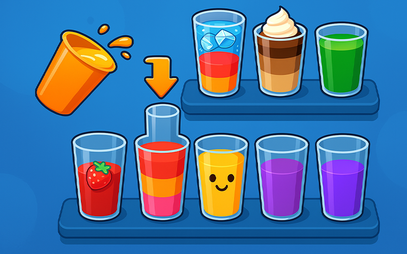 Coffee Sort Puzzle